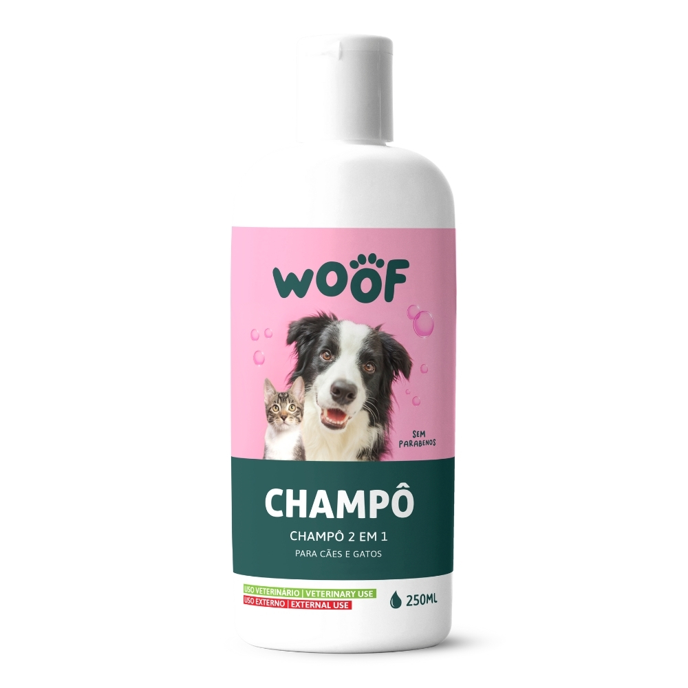 5600387498275-WOOF - CHAMPÔ PARA CÃES E GATOS 2 EM 1 - 250ml