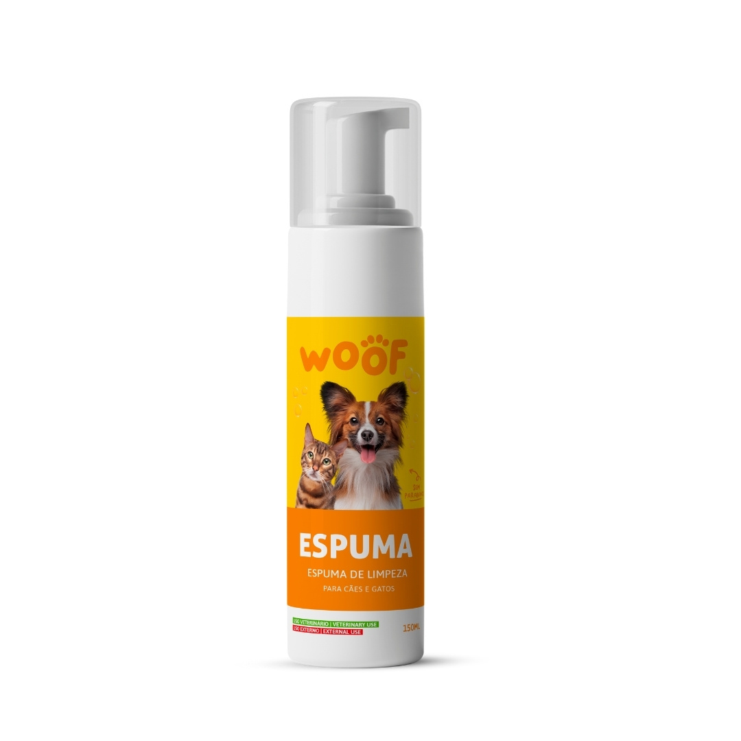 5600387498305-WOOF - ESPUMA DE LIMPEZA PARA CÃES E GATOS - 150ml