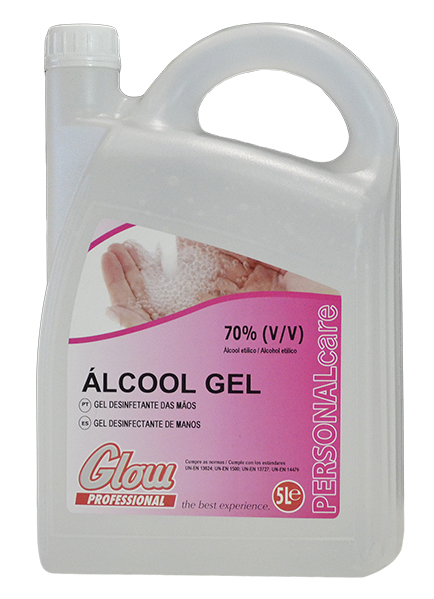 ÁLCOOL GEL - 5L - Gel Desinfetante das Mãos