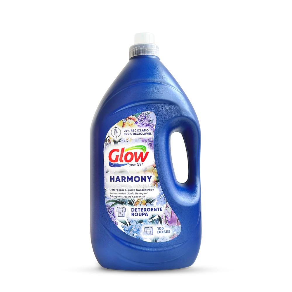 5600387492778-Glow - Detergente Líq. Conc. Roupa HARMONY - 5L (105D)