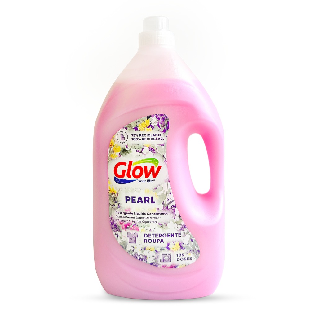 5600387492785-Glow - Detergente Líq. Conc. Roupa PEARL - 5L (105D)